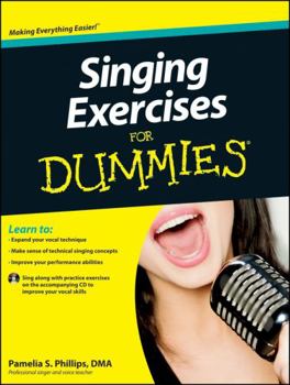 Paperback Singing Exercises for Dummies, with CD [With CDROM] Book