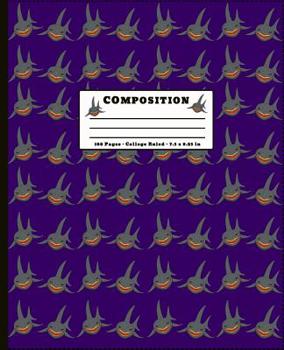 Composition: 100 Pages - College Ruled - 7.5 x 9.25 in.