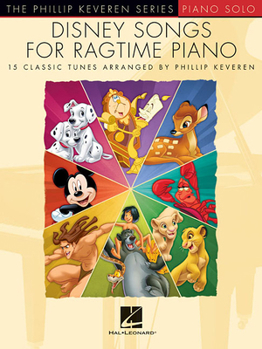 Paperback Disney Songs for Ragtime Piano: Arr. Phillip Keveren the Phillip Keveren Series Piano Solo Book