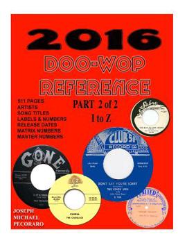 Paperback 2016 Doo-Wop Reference Part 2 Book