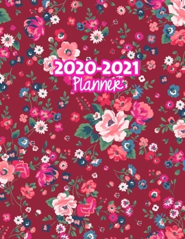 2020-2021 Planner: Two Year Calendar Organizer and Goal Journal | January 2020 - December 2021 Daily, Weekly and Monthly Planner Book with Back Sticker Expression Wall for 2 Years | Design Code 109976