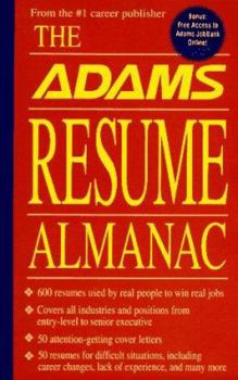 Paperback Adams Resume Almanac Book