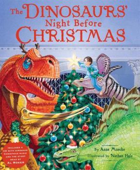 Hardcover The Dinosaurs' Night Before Christmas [With CD] Book