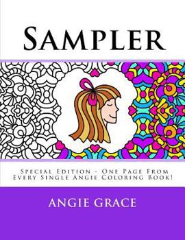 Paperback Sampler: One Page from Every Single Angie Coloring Book! Book
