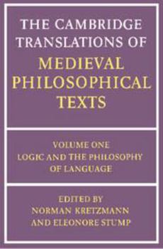 Electronics The Cambridge Translations of Medieval Philosophical Texts: Volume 1, Logic and the Philosophy of Language Book