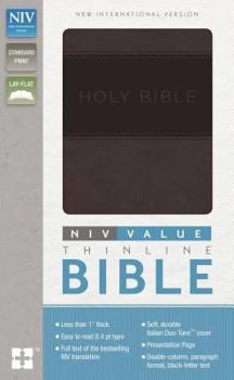 Imitation Leather Thinline Bible-NIV Book