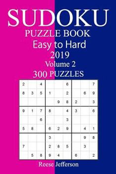 Paperback 300 Medium to Hard Sudoku Puzzle Book 2019 Book
