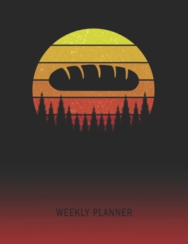 Paperback Weekly Planner: Bread Making - 2020 - 2021 - Plan Weeks for 1 Year - Retro Vintage Sunset Cover - January 20 - December 20 - Planning Book