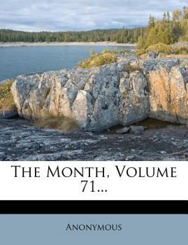 Paperback The Month, Volume 71... Book