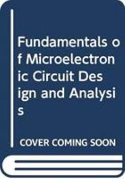 Hardcover Fundamentals of Microelectronic Circuit Design and Analysis Book