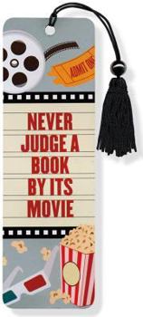 Bookmark Beaded Bkmk Never Judge a Bk/Movie Book