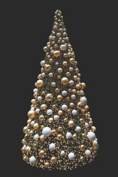 Paperback Christmas tree notebook - achieve your goals, perfect 120 lined pages #3 Book