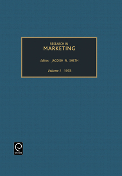 Hardcover Research in Marketing, Volume 1 Book