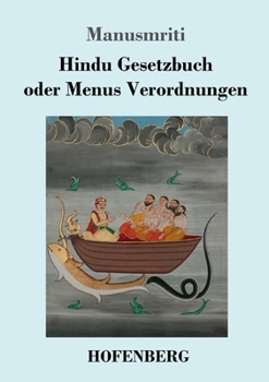 Paperback Hindu Gesetzbuch oder Menus Verordnungen [German] Book