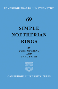 Paperback Simple Noetherian Rings Book
