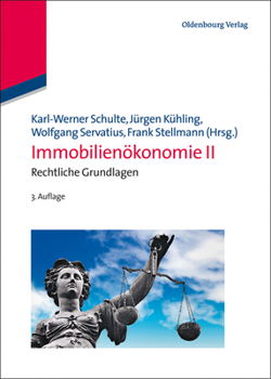 Hardcover Immobilienökonomie II: Rechtliche Grundlagen [German] Book