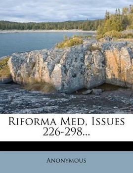 Paperback Riforma Med, Issues 226-298 Book