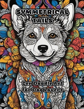Paperback Symmetrical Tails: Zen Doodle Art for Dog Lovers Book