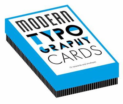 Cards Modern Typography Notecards Book