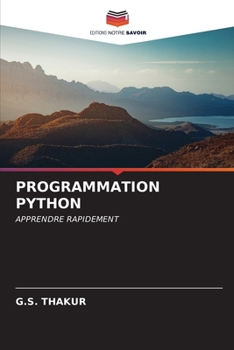 Paperback Programmation Python [French] Book