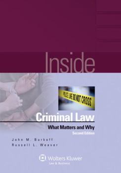 Paperback Inside Criminal Law: What Matters and Why Book