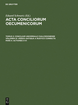 Hardcover Actiones II-VI [Latin] Book