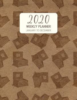 2020 Weekly Planner January to December: Dated Diary With To Do Notes & Inspirational Quotes - Music Box (Vintage Music Calendar Planners)