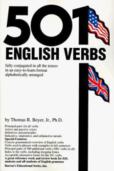 Paperback 501 English Verbs Book