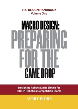 Hardcover Macro Design: Preparing for the Game Drop Book