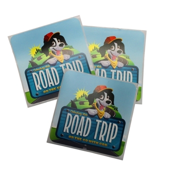 Misc. Vbs 2025 Road Trip Collectible Decal (Pkg of 3) Book