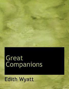 Paperback Great Companions Book