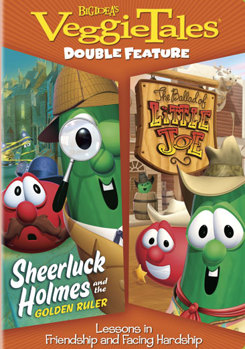DVD Veggie Tales Sheerluck Holmes & The Golden Rule / Balled Of Little Joe (dvd / D Book