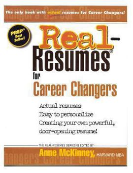 Paperback Real-Resumes for Career Changers Book