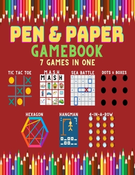 Paperback Paper & Pen Game Book: The Big Book of Games Book