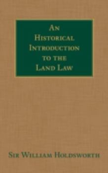 Hardcover An Historical Introduction to the Land Law Book