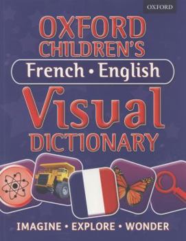 Paperback Oxford Children's French-English Visual Dictionary Book