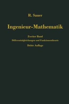 Paperback Ingenieur-Mathematik: Zweiter Band: Differentialgleichungen Und Funktionentheorie [German] Book