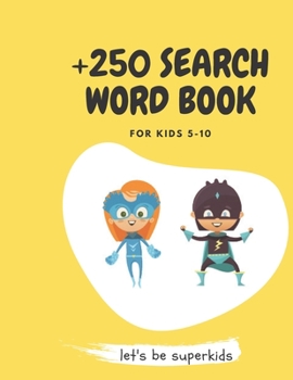 Paperback +250 search word book for kids 5-10 Book