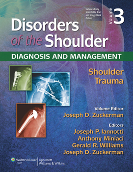 Hardcover Disorders of the Shoulder: Trauma Book