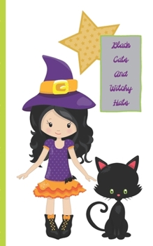 Halloween Journal: Black Cats and Witchy Hats 5 x 8 inch 120 Pages Dot Grid Journal Diary Notebook for Adults and Kids who love Halloween, Harvest and Autumn (Halloween Journals)