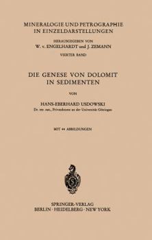 Paperback Die Genese Von Dolomit in Sedimenten [German] Book