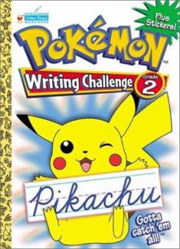 Paperback Pokemon Cursive Challenge Grade 2 with EZ Peel Stickers (Workbooks With Stickers) Book