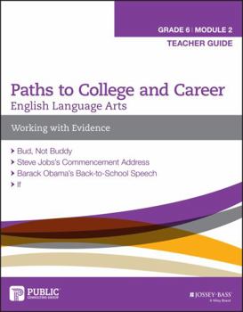 Paperback English Language Arts, Grade 6 Module 2: Working with Evidence: Teacher Guide [Unknown] Book