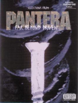 Paperback Pantera -- Selections from Far Beyond Driven: Authentic Guitar Tab Book