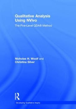 Hardcover Qualitative Analysis Using Nvivo: The Five-Level Qda(r) Method Book