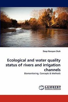 Paperback Ecological and water quality status of rivers and irrigation channels Book