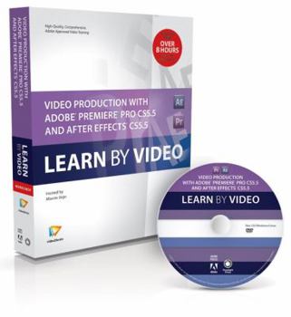 Hardcover Video Production with Adobe Premiere CS5.5 and after Effects CS5.5 Book