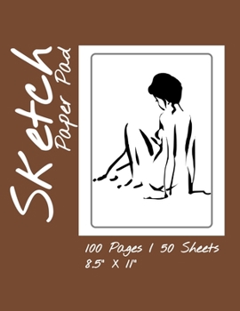 Sketch Paper Pad 100 Pages / 50 Sheets 8.5" x 11": Sketch Pad Notebook