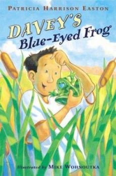 Hardcover Davey's Blue-Eyed Frog Book