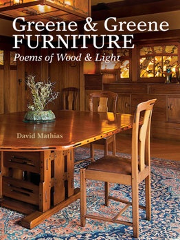 Hardcover Greene & Greene Furniture: Poems of Wood & Light Book